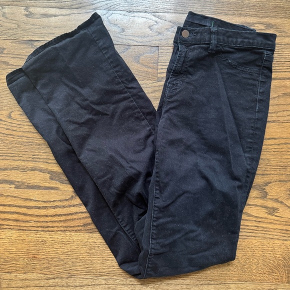 J Brand Denim - J. Brand Black Denim Straight-Leg Jeans Size 31